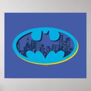 Batman Arkham City Symbol Poster