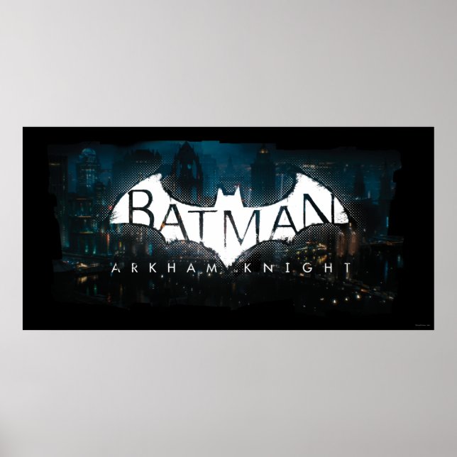 Batman Arkham Knight Gotham Logotyp Poster (Framsidan)