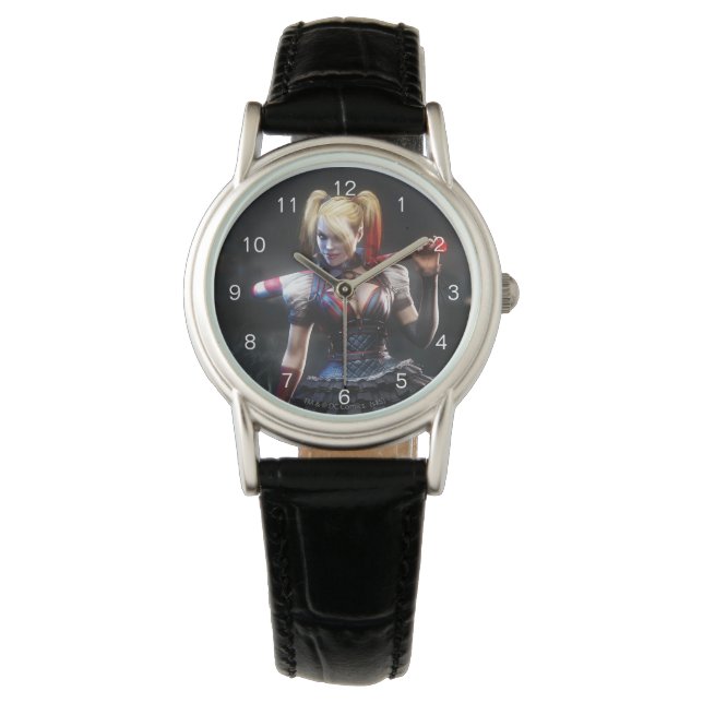 Batman Arkham Knight | Harley Quinn med Fladdermus Armbandsur (Framsida)