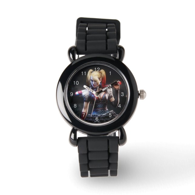 Batman Arkham Knight | Harley Quinn med Fladdermus Armbandsur (Framsida)