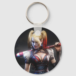 Batman Arkham Knight Harley Quinn med Fladdermus Nyckelring