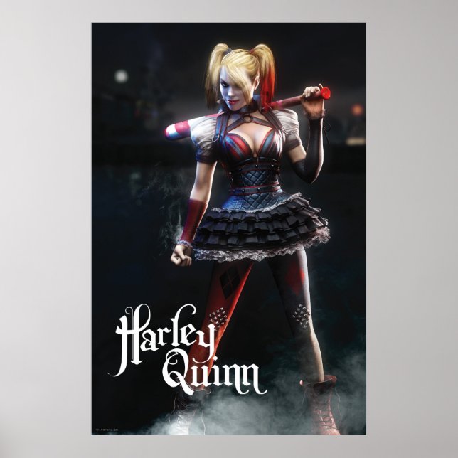 Batman Arkham Knight | Harley Quinn med Fladdermus Poster (Framsidan)