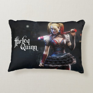 Batman Arkham Knight Harley Quinn med Fladdermus Prydnadskudde