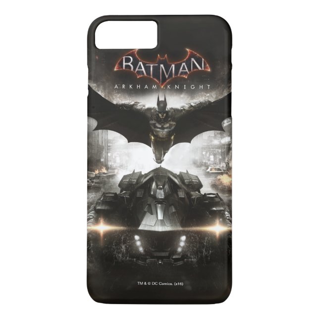 Batman Arkham Knight Nyckel Art Case-Mate iPhone Skal (Baksida)