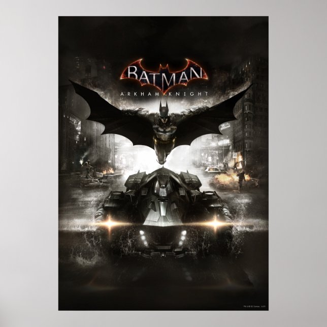 Batman Arkham Knight Nyckel Art Poster (Framsidan)