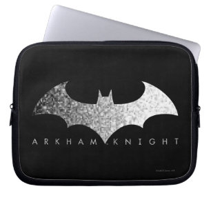 Batman Arkham Knight Pixel Logotyp Laptop Fodral