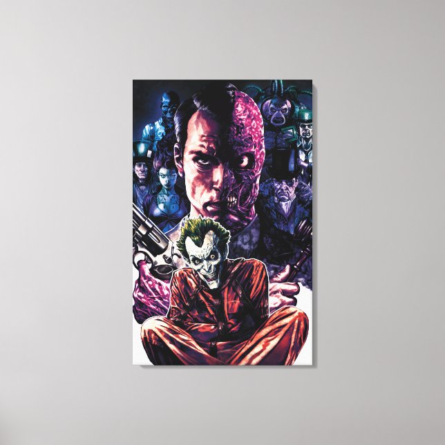 Batman - Arkham Unhinged #11 Cover Canvastryck (Framsida)