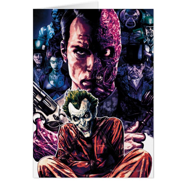 Batman - Arkham Unhinged #11 Cover Hälsningskort (Framsidan)