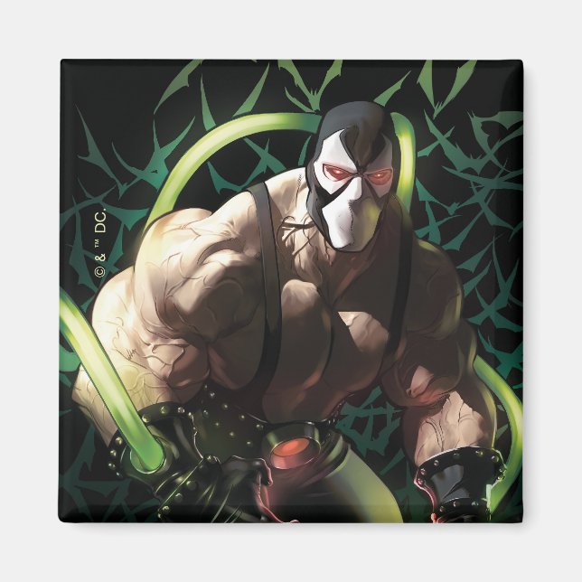 Batman Bane Bat Swarm Illustration Magnet (Framsidan)