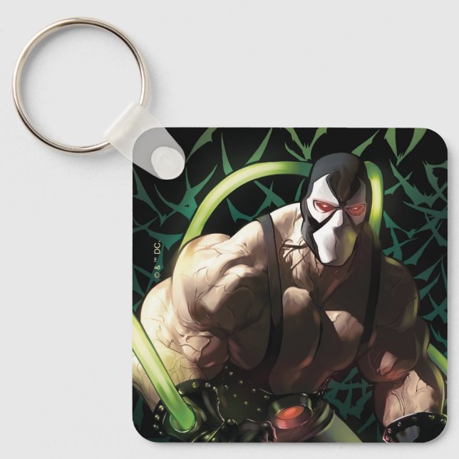 Batman Bane Fladdermus Illustration Nyckelring (Framsida)