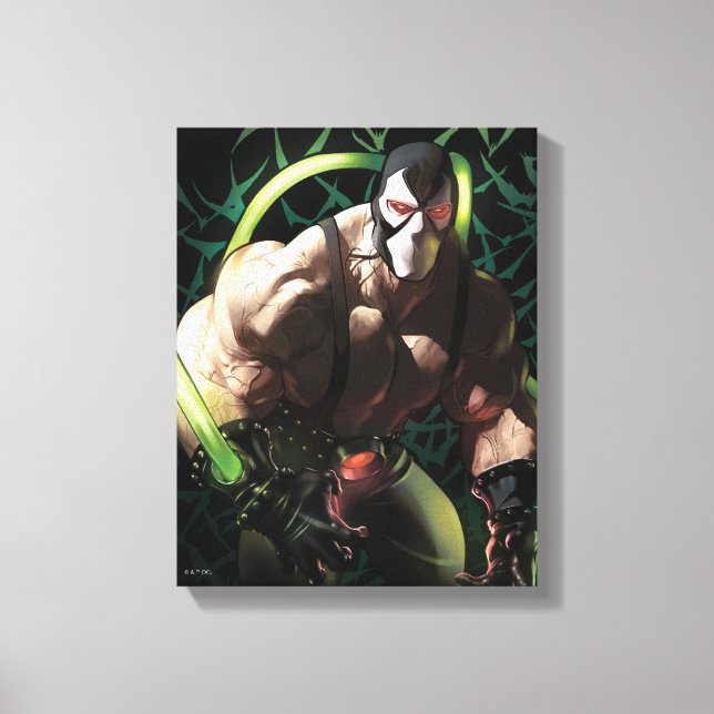 Batman Bane Fladdermus Svärm Illustration Canvastryck (Framsida)