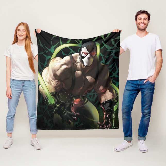 Batman Bane Fladdermus Svärm Illustration Fleecefilt (På plats)