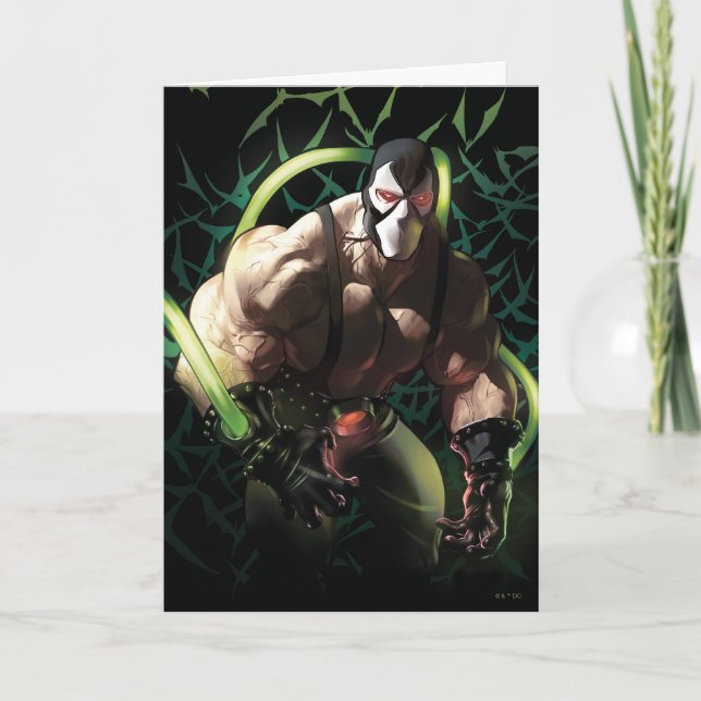 Batman Bane Fladdermus Svärmning Illustration Kort (Framsida)