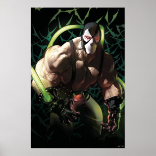 Batman Bane Flock av fladdermöss Illustration Poster