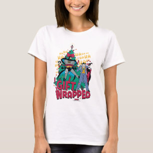 Batman Batman & Robin Gift som lagts till Julaft Tee Shirt