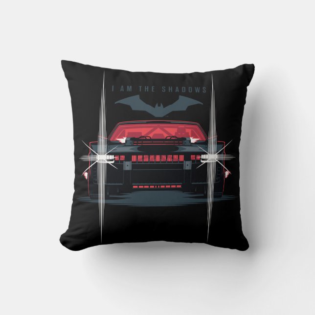 Batman Batmobil - jag är skuggan Kudde (Framsida)