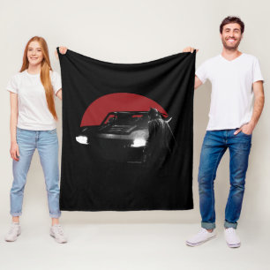 Batman & Batmobile Graphic Fleecefilt