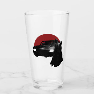 Batman & Batmobile Graphic Glaskopp