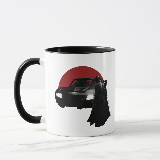 Batman & Batmobile Graphic Mugg (Vänster)