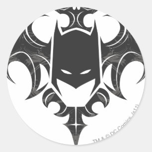 Batman-bild 34 runt klistermärke