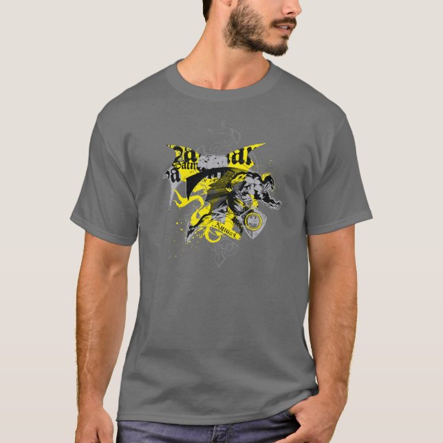 Batman Black and Gult Collage Tee (Framsida)