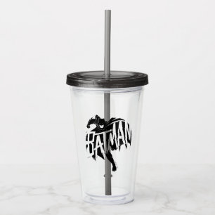 Batman Bläck Brush Namn Take Away Mugg