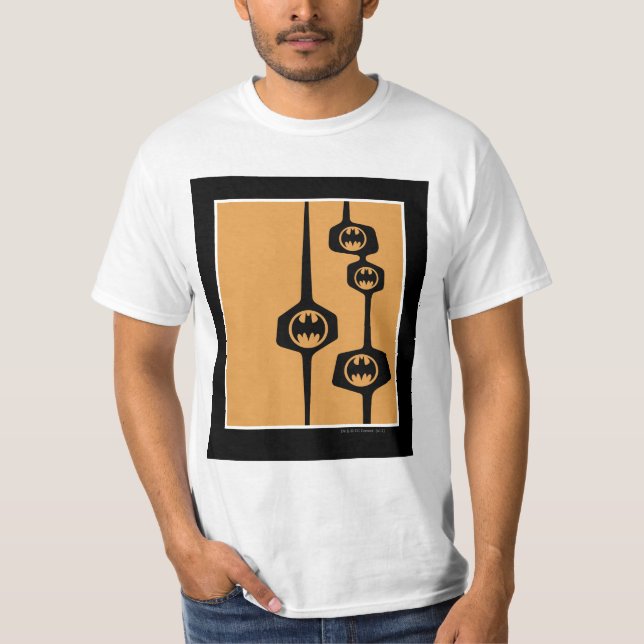 Batman Black Orange Ram T-shirt (Framsida)