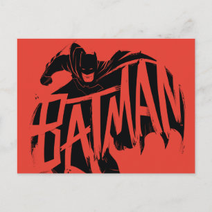 Batman Bläckpensel Namn Vykort
