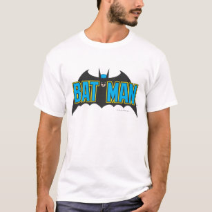 Batman   Blåsvart Logotyp för Vintage Tröja