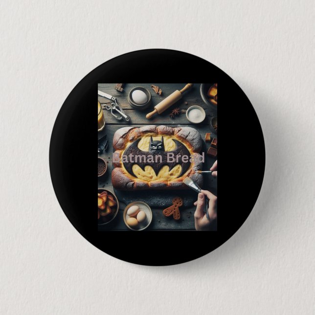 Batman Bread Sticker Knapp (Framsida)