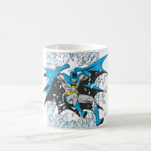 Batman Bursts through Glass Kaffemugg