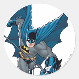 Batman-byten från rep runt klistermärke