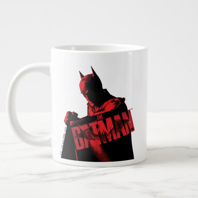 Batman Cape & Logotyp Jumbo Mugg (Vänster)
