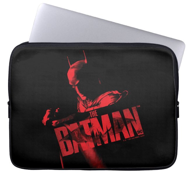 Batman Cape & Logotyp Laptop Fodral (Framsidan)