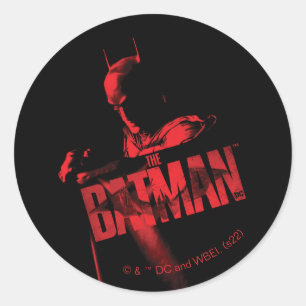 Batman Cape & Logotyp Runt Klistermärke