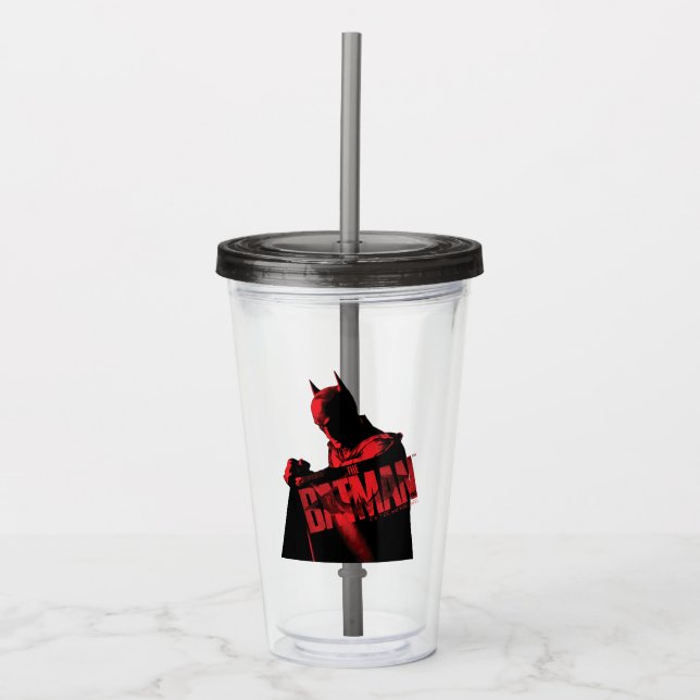 Batman Cape & Logotyp Take Away Mugg (Framsida)