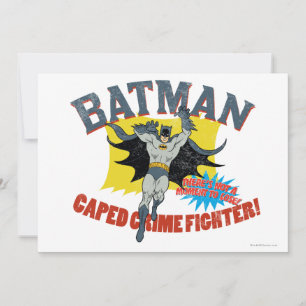 Batman Caped Crime Fighter Inbjudningar