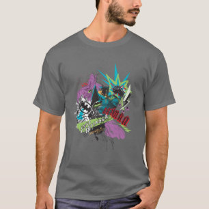 Batman Caped Crusader Neon Collage Tee