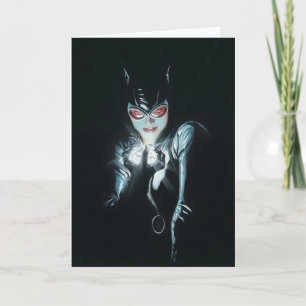 Batman Catshe Ansikte of Evil Cover Illustration Kort