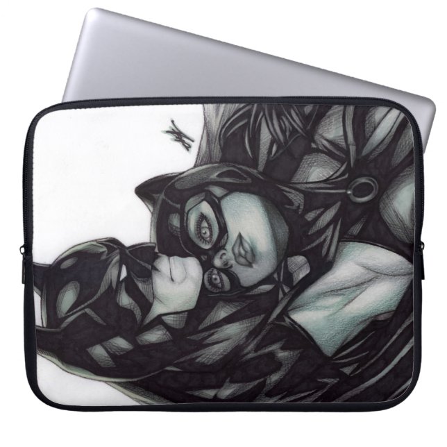 Batman & Catwoman ~ Bruce wayne & Selina Kyle Laptop Fodral (Framsidan)