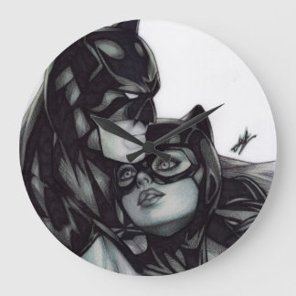 Batman & Catwoman ~ Bruce wayne & Selina Kyle Stor Klocka