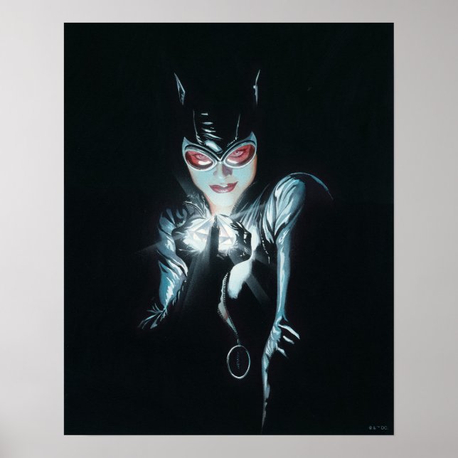 Batman Catwoman Faces of Evil Cover Illustration Poster (Framsidan)