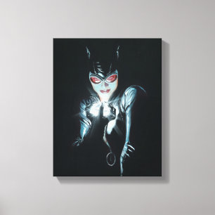 Batman Catwoman Faces of Evil Omslagsillustration Canvastryck