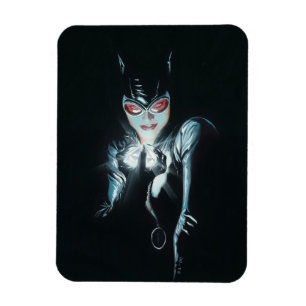 Batman Catwoman Faces of Evil Omslagsillustration Magnet