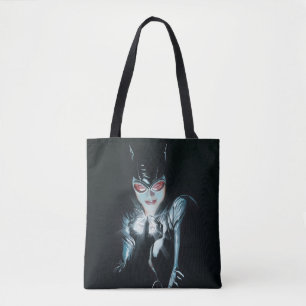 Batman Catwoman Faces of Evil Omslagsillustration Tygkasse