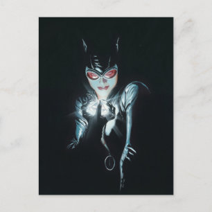 Batman Catwoman Faces of Evil Omslagsillustration Vykort