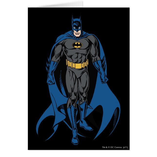 Batman Classic Stance Hälsningskort (Framsidan)