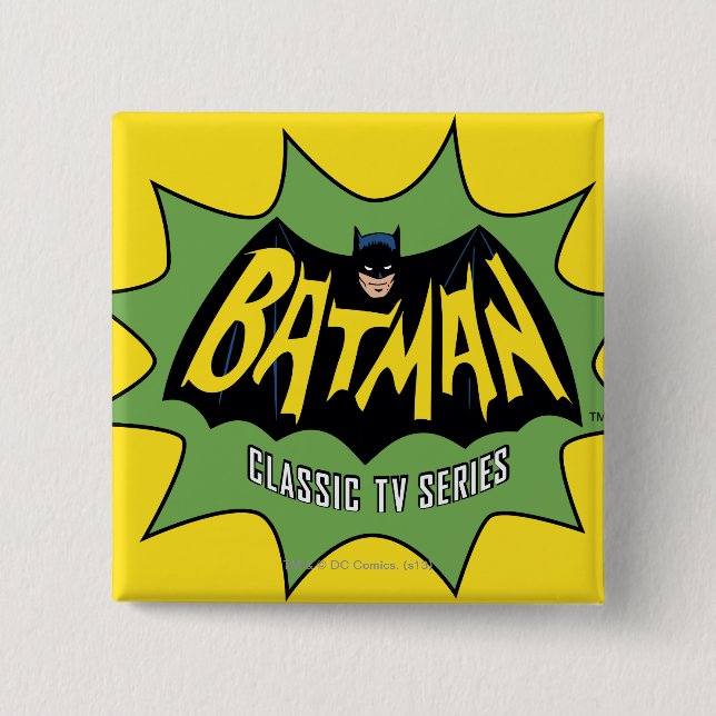 Batman Classic TV Series-Logotyp Knapp (Framsida)