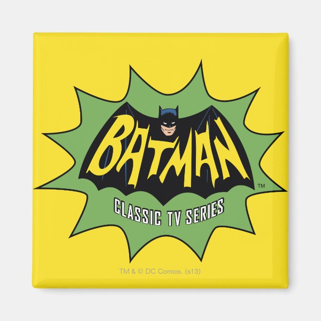 Batman Classic TV Series-Logotyp Magnet (Framsidan)