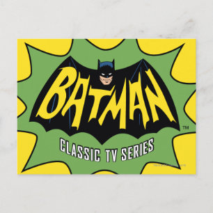 Batman Classic TV Series-Logotyp Vykort